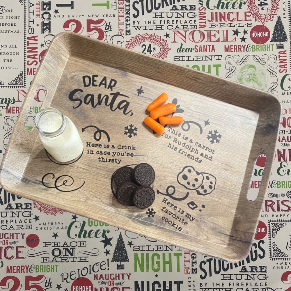Christmas Eve Santa Tray